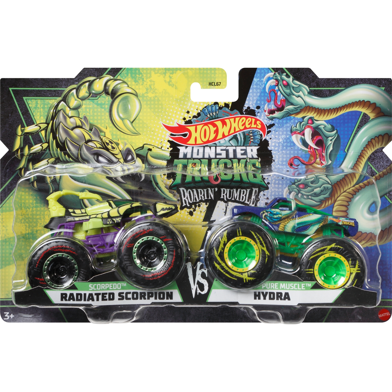 Набор машинок Hot Wheels Монстр-трак Драка банд 2шт в ассортименте HCL67 HCL67 - фото 25