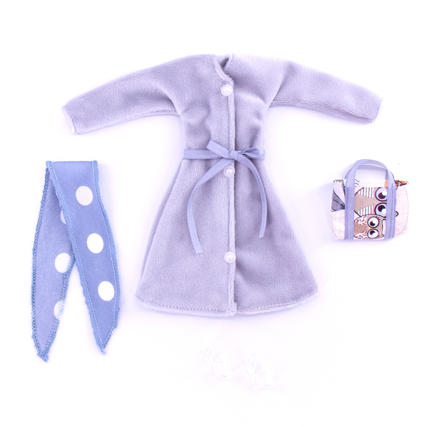 Одежда для кукол Модница 1906серый - фото 3