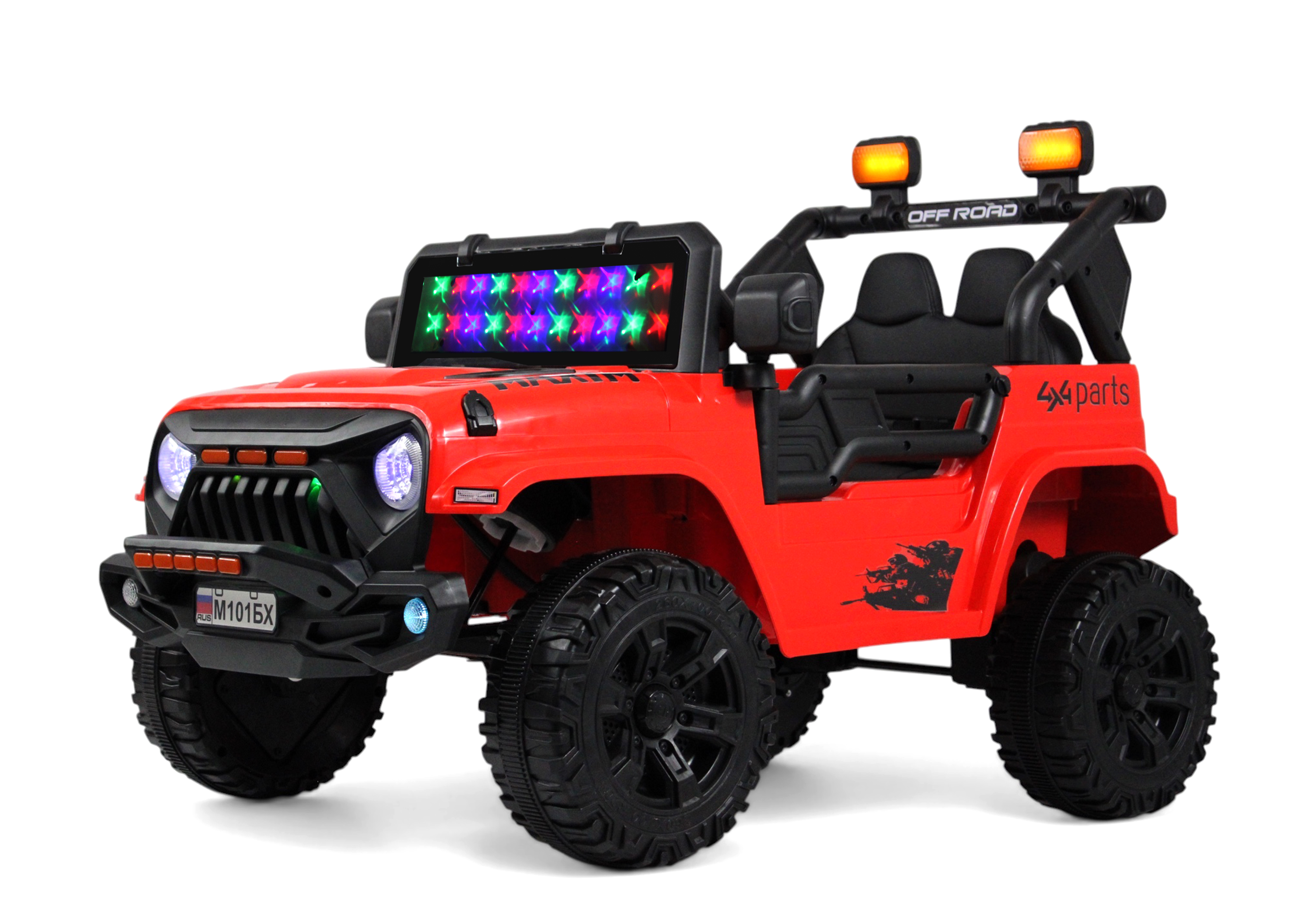Электромобиль RIVERTOYS М101БХ-RED С пультом ДУ - фото 2