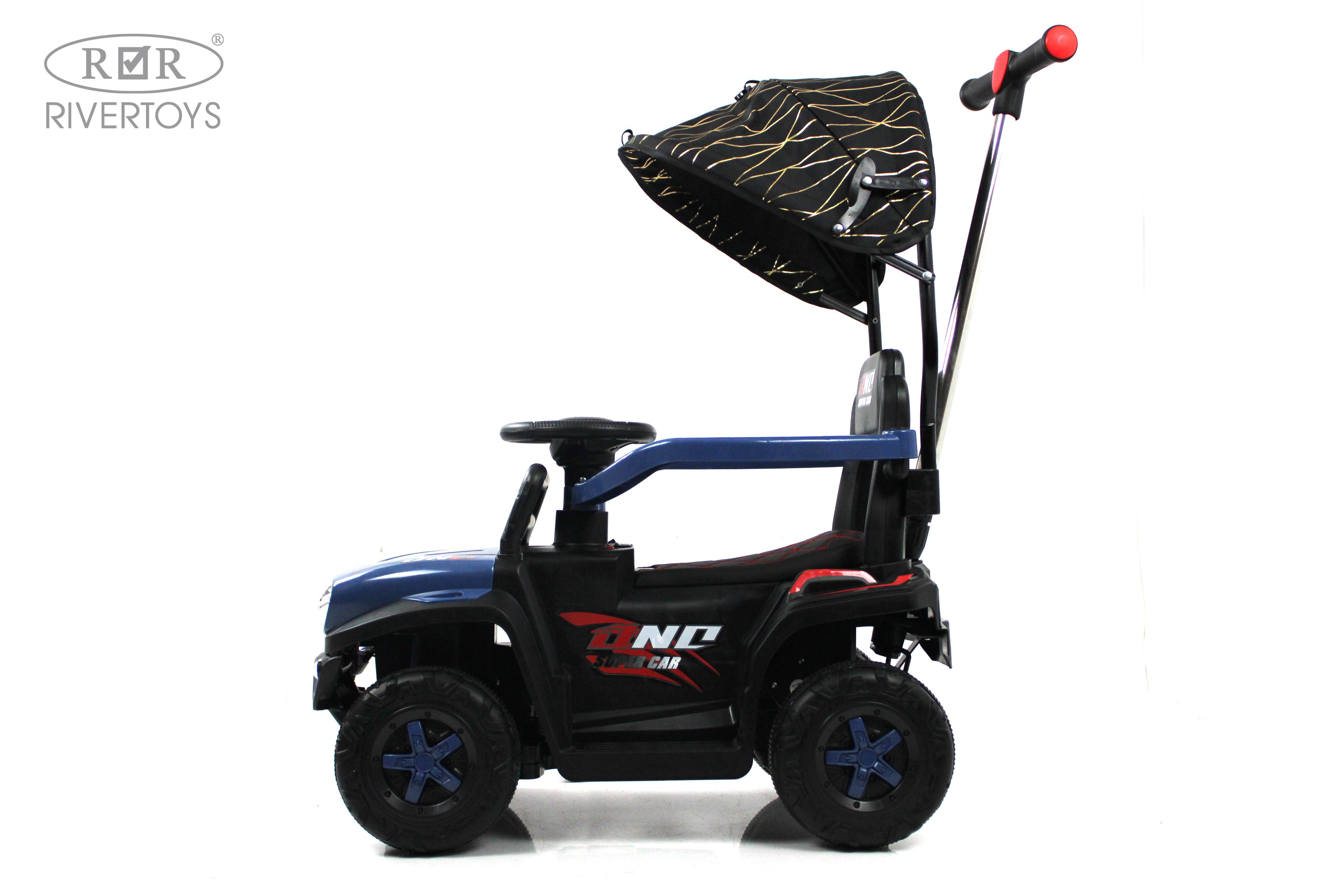 Электромобиль RIVERTOYS G005GG-BLUE С пультом ДУ - фото 11