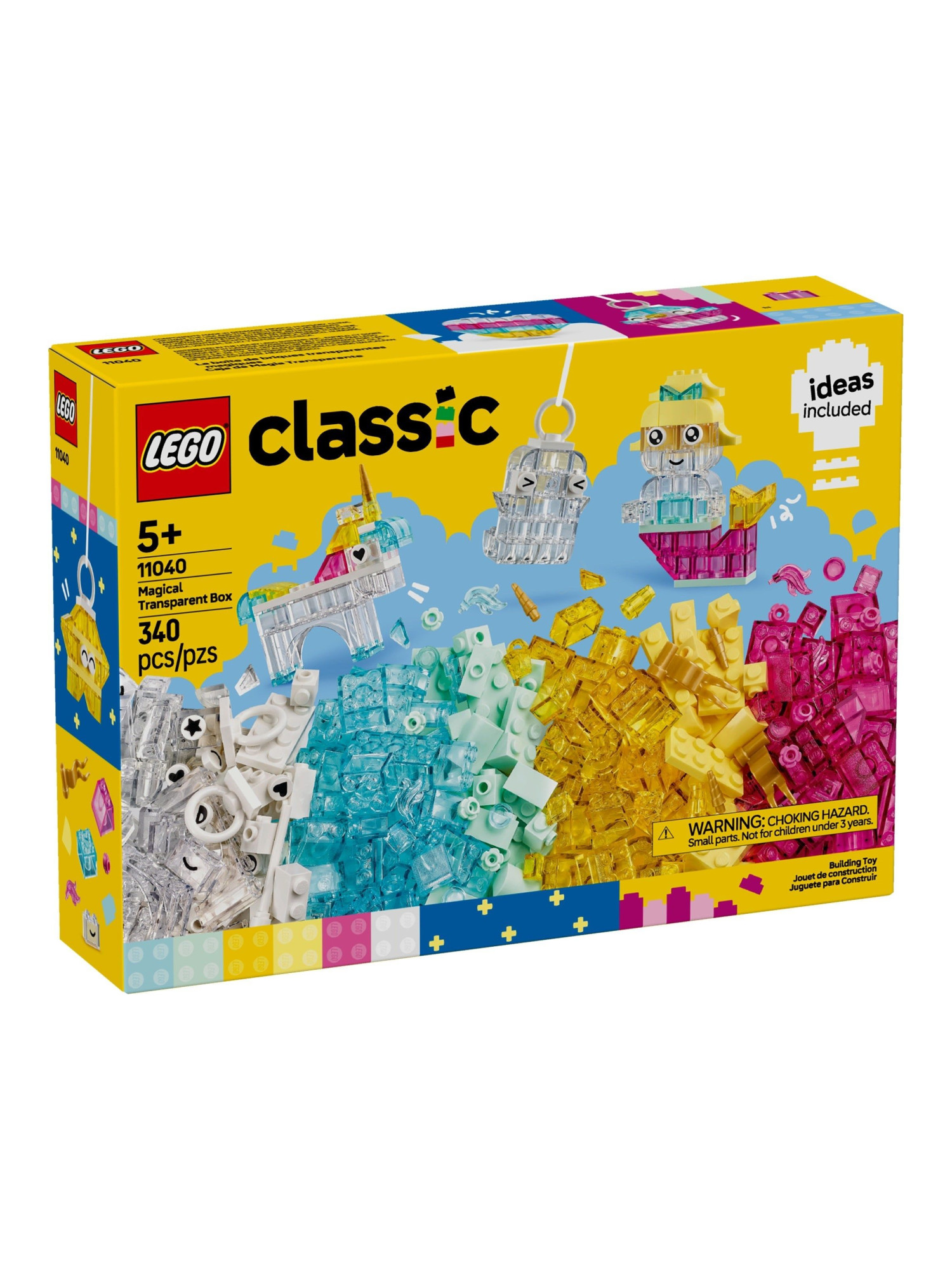Конструктор LEGO Classic Волшебная Прозрачная Коробка 340 дет. - фото 1
