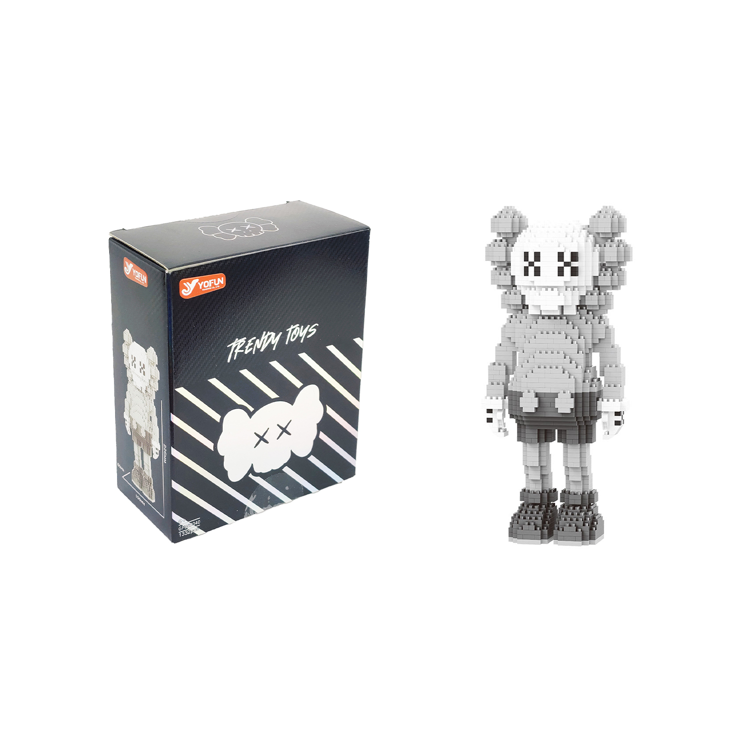 Конструктор Yiwu Yofun Trading Co Balody Kaws из мини-блоков - фото 2