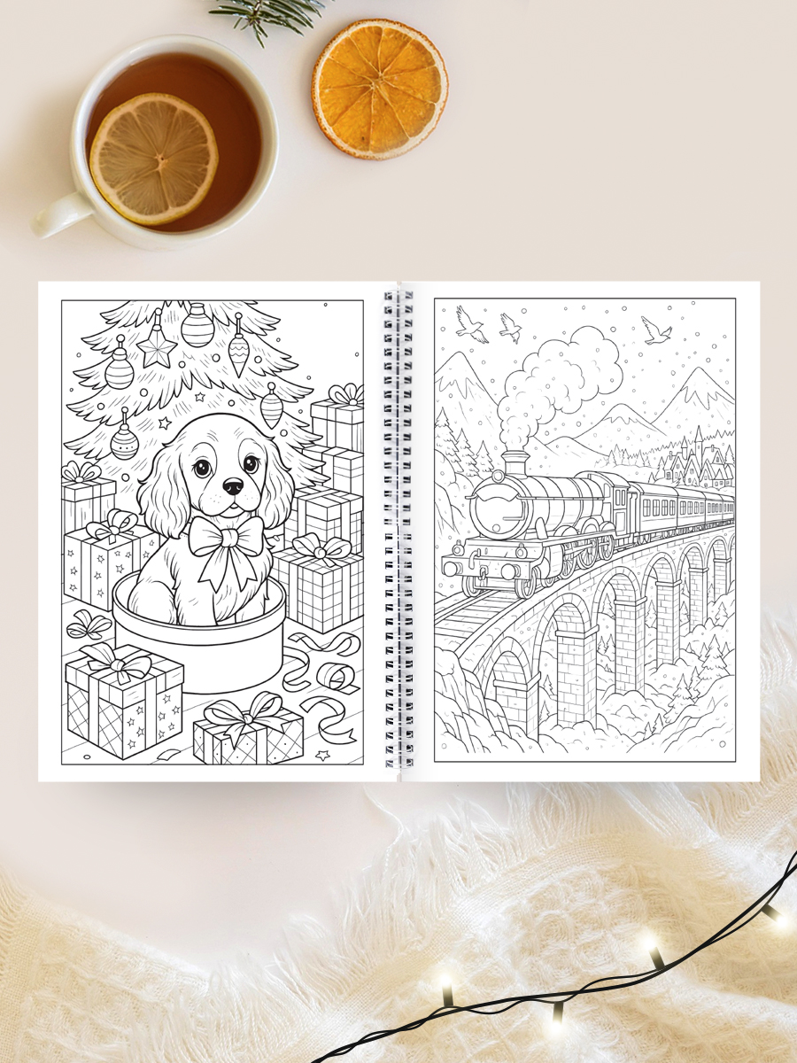 Раскраска-антистресс Проф-Пресс Новый год. А5. на гребне - фото 8