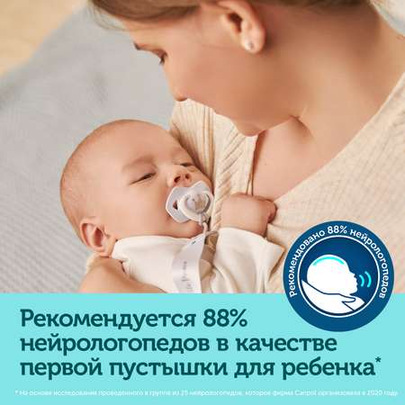 Пустышка Canpol Babies силикон анатомическая от 6 мес. 2 шт.