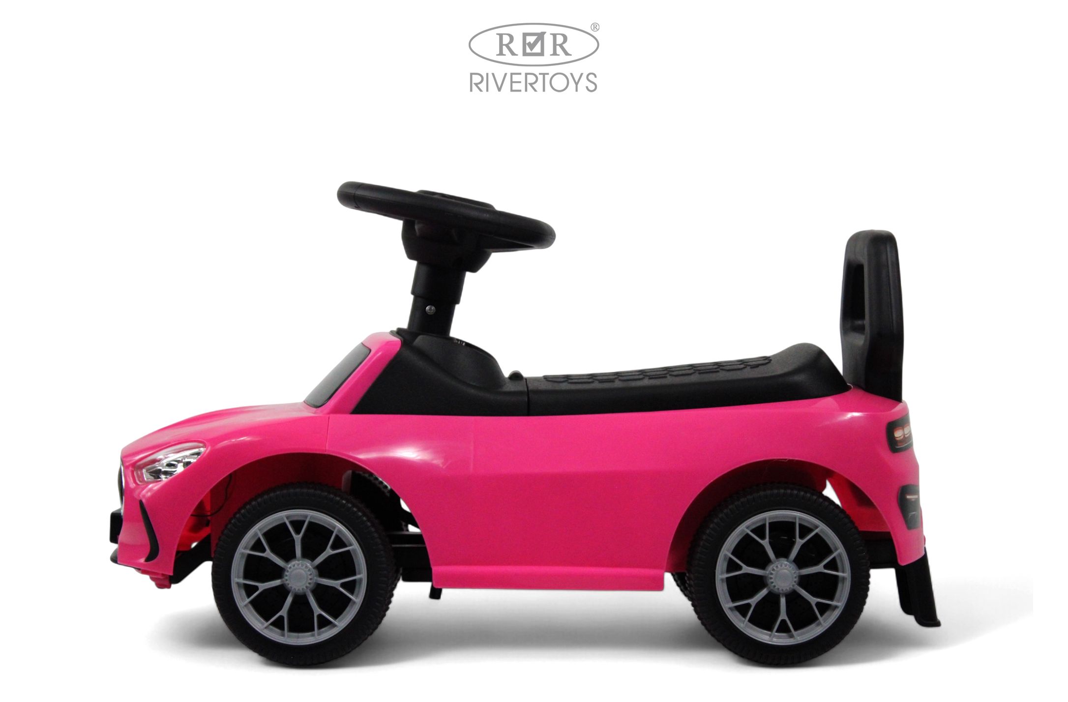 Каталка RIVERTOYS Z004ZZ-M-PINK розовый - фото 7