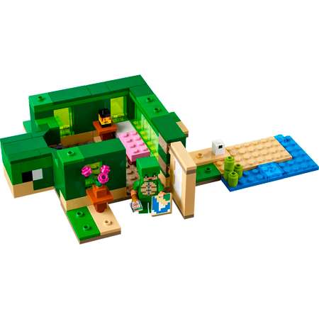 Конструктор LEGO Minecraft Домик на Черепашьем пляже