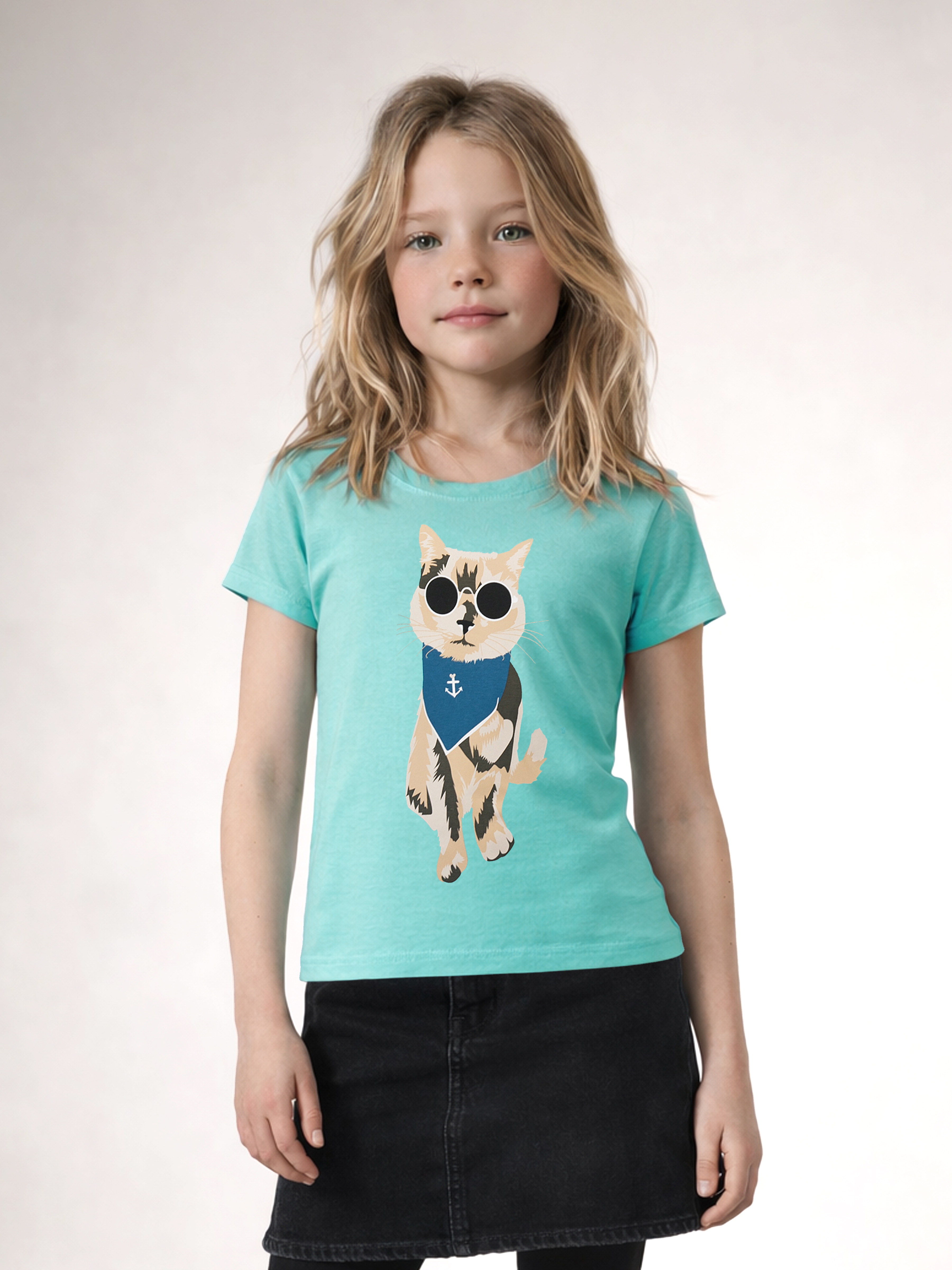 Изображение товара Футболка для девочки Baby 158 комфорт и яркий дизайн, хлопок