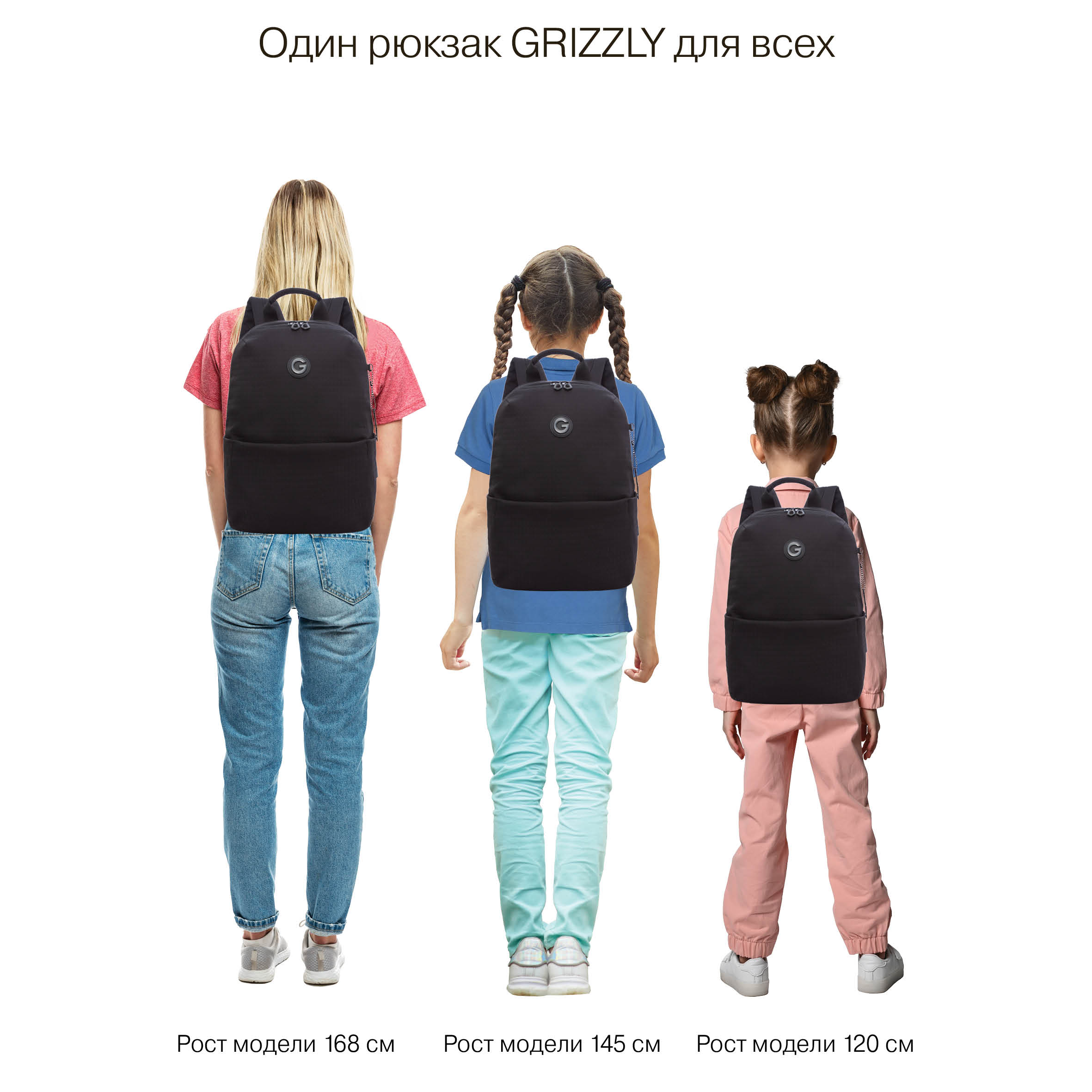 Рюкзак Grizzly Нашивка - фото 15