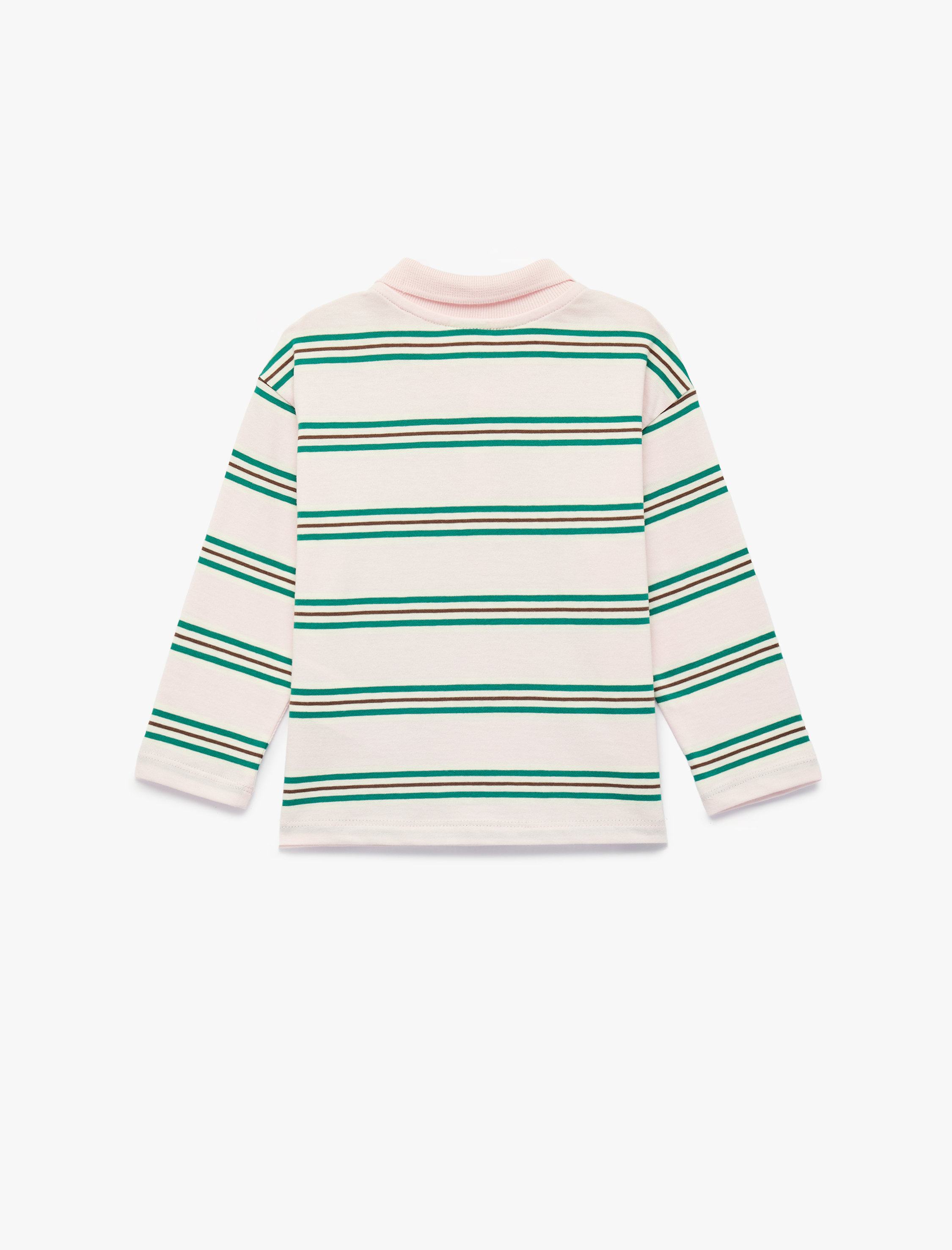 Лонгслив-поло KOTON 6SMG10084AK7S8 - фото 2