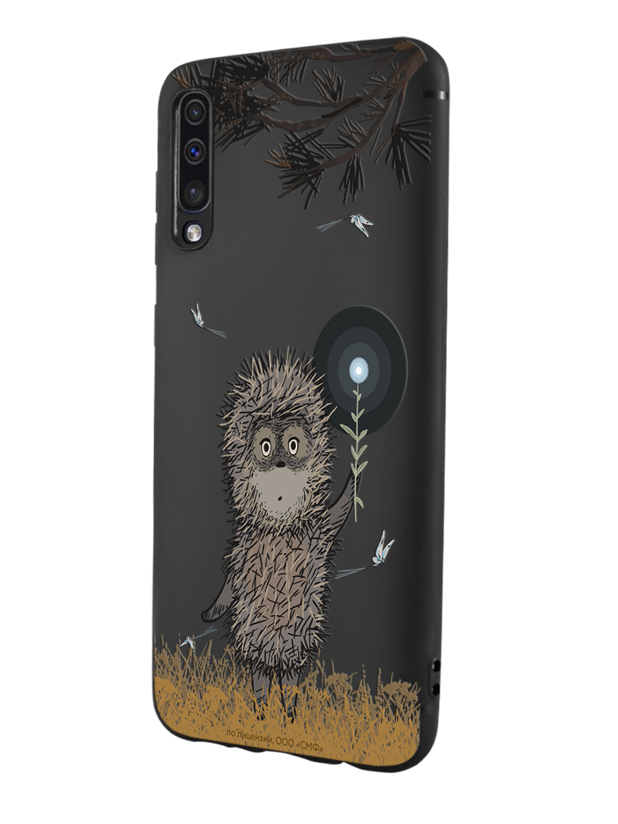 Силиконовый чехол Mcover для смартфона Samsung A50 A30S A50S Союзмультфильм Ежик в тумане и фонарик - фото 1