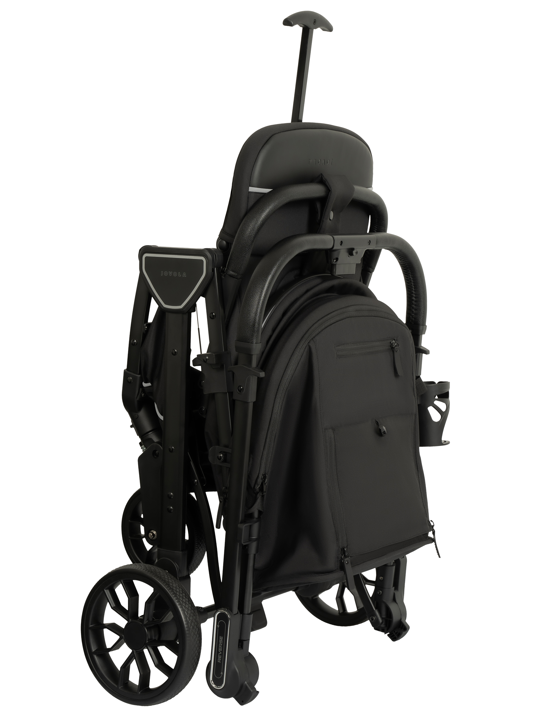 Коляска прогулочная JOVOLA Storm черный - фото 44