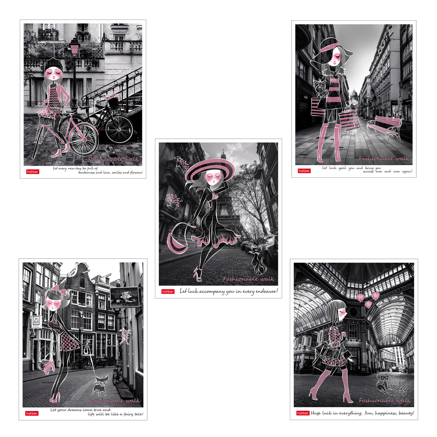 Изображение товара Общая тетрадь Hatber клетка 48 лист. в ассортименте