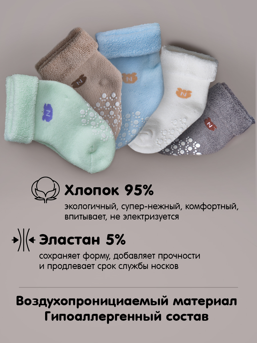 Носки 5 пар CityBisma 40NB/3681_MIX1 - фото 4
