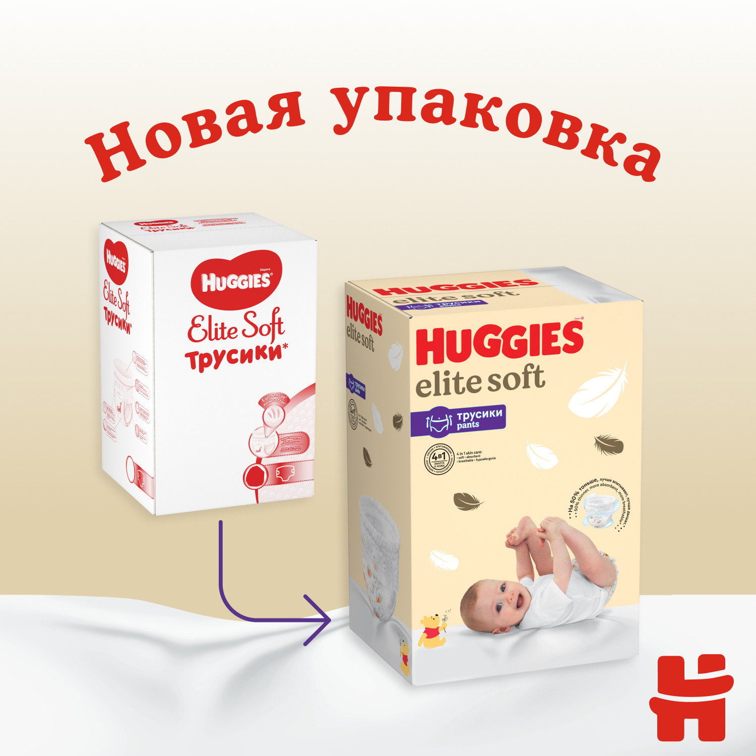 Подгузники-трусики Huggies Elite Soft 3 6-11кг 108шт - фото 12