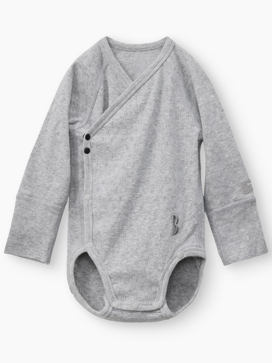 Боди 2 шт Happy Baby 90166-0_grey black - фото 2