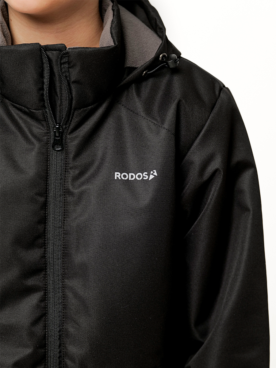 Куртка RODOS М-245/черный(серый) - фото 7