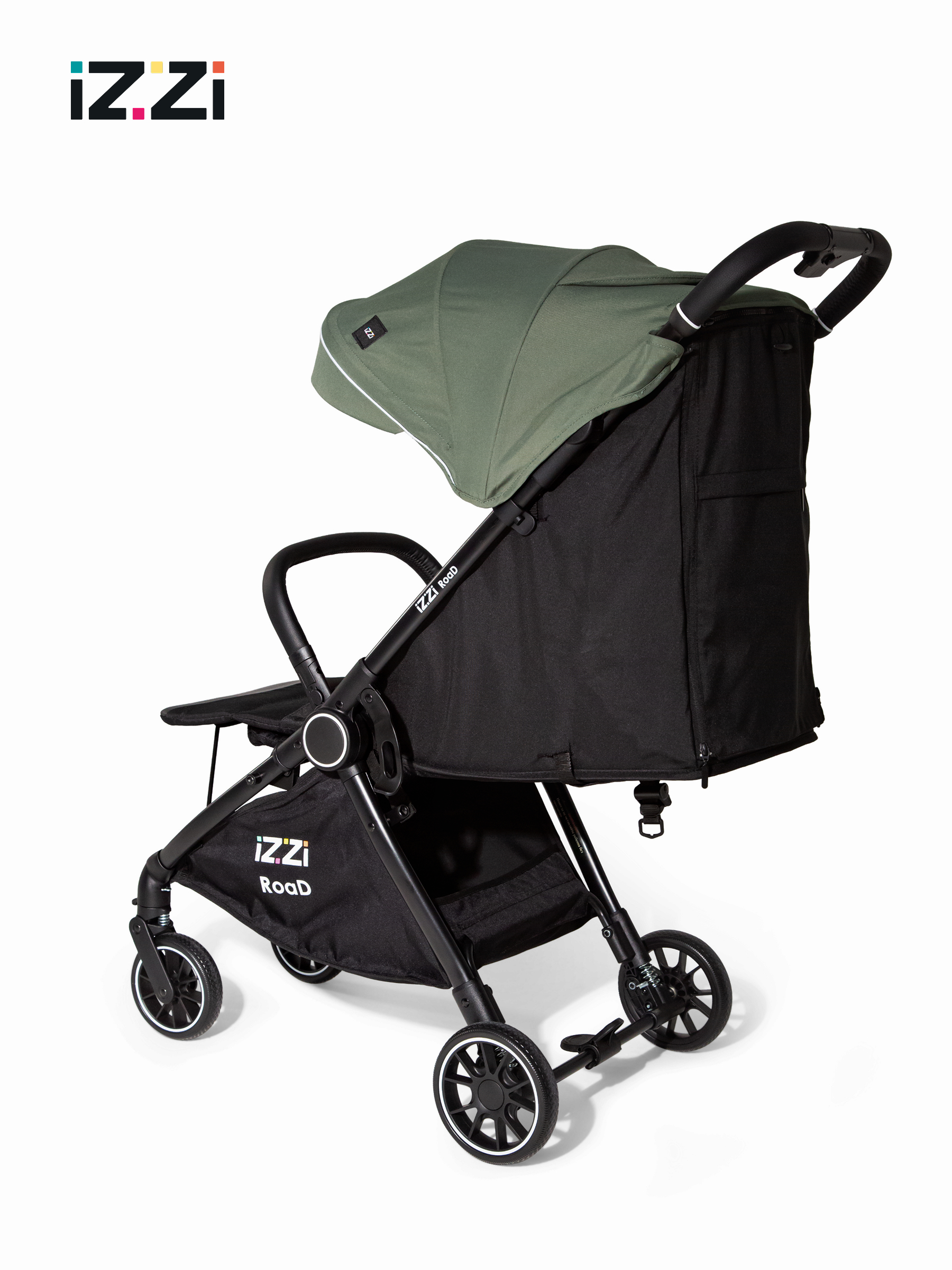 Коляска прогулочная iZZi для путешествий зеленый - фото 12