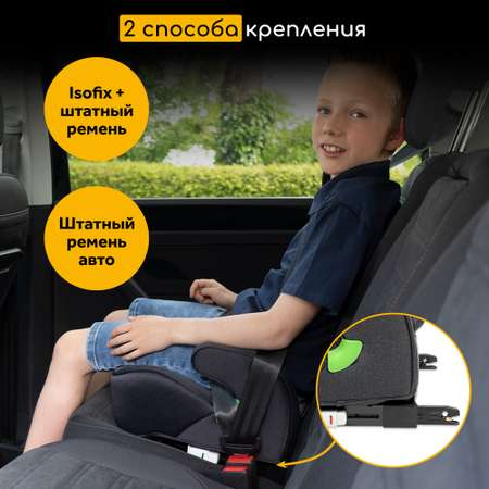 Автокресло Osann Lux Isofix Isofix 3 (22-36 кг) серый