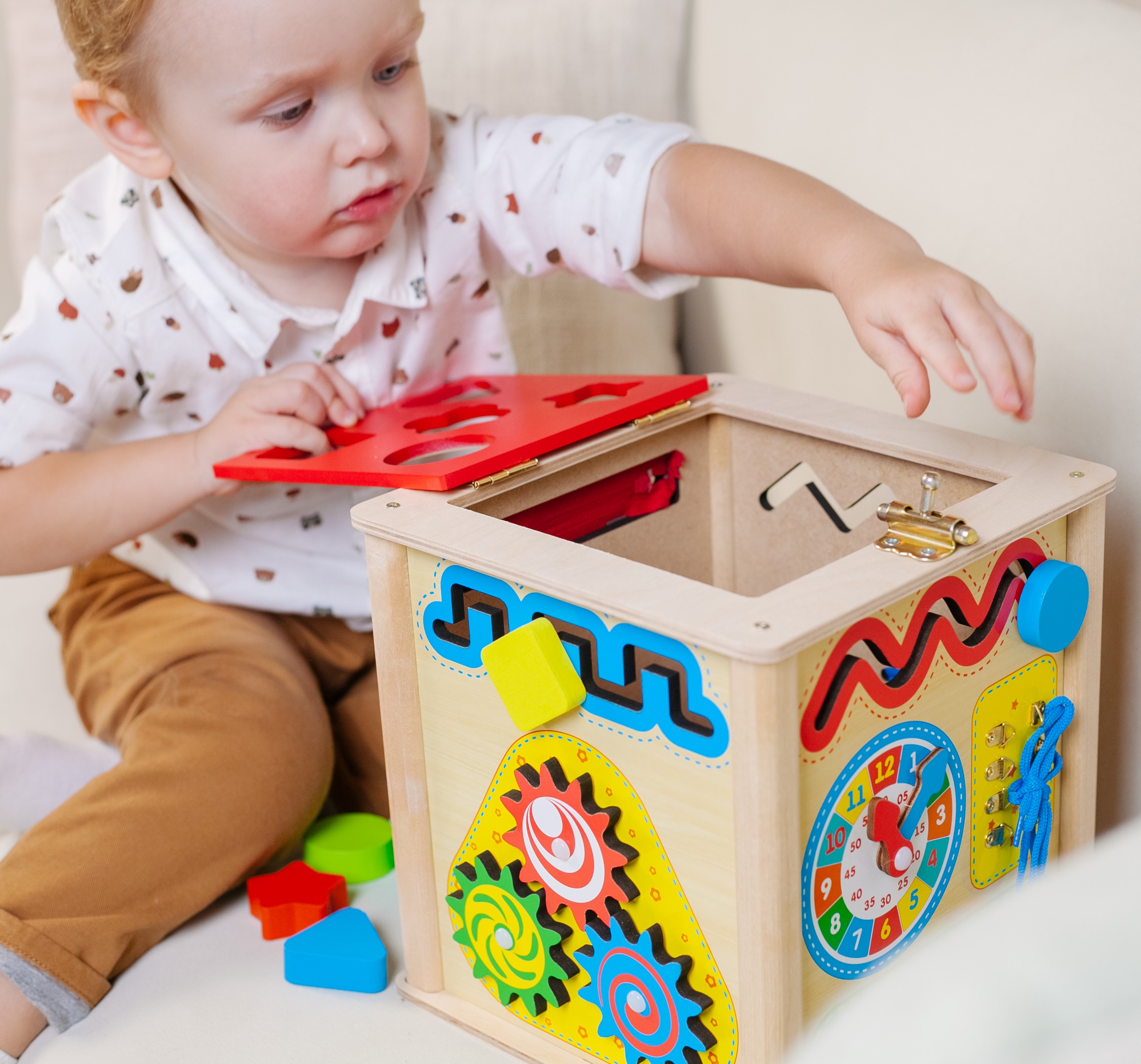 Игрушка Alatoys бизиборд Монтессори в ассортименте - фото 18