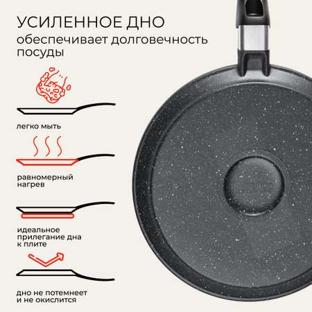 Сковорода Unifico литая блинная my day Grande 24см