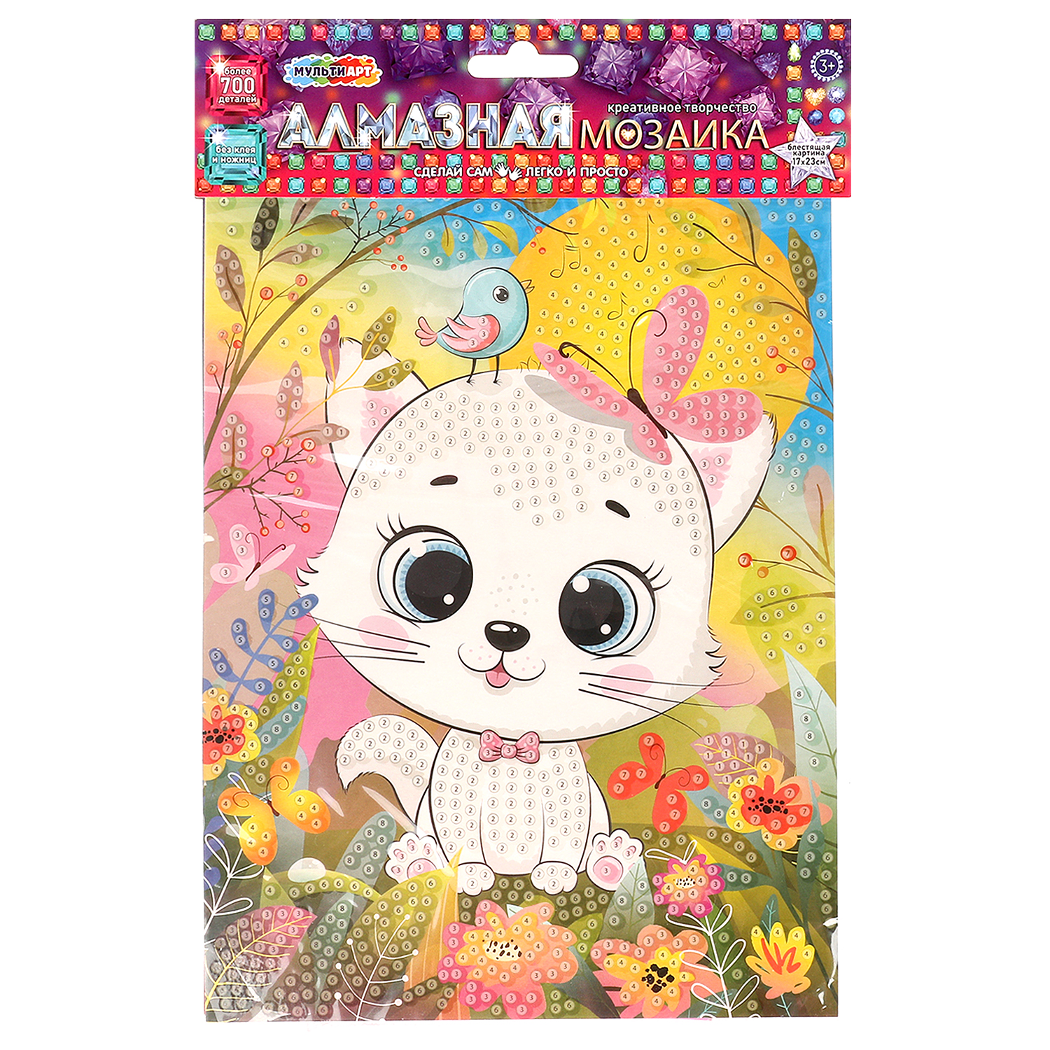 Алмазная мозаика Multiart Котик - фото 1