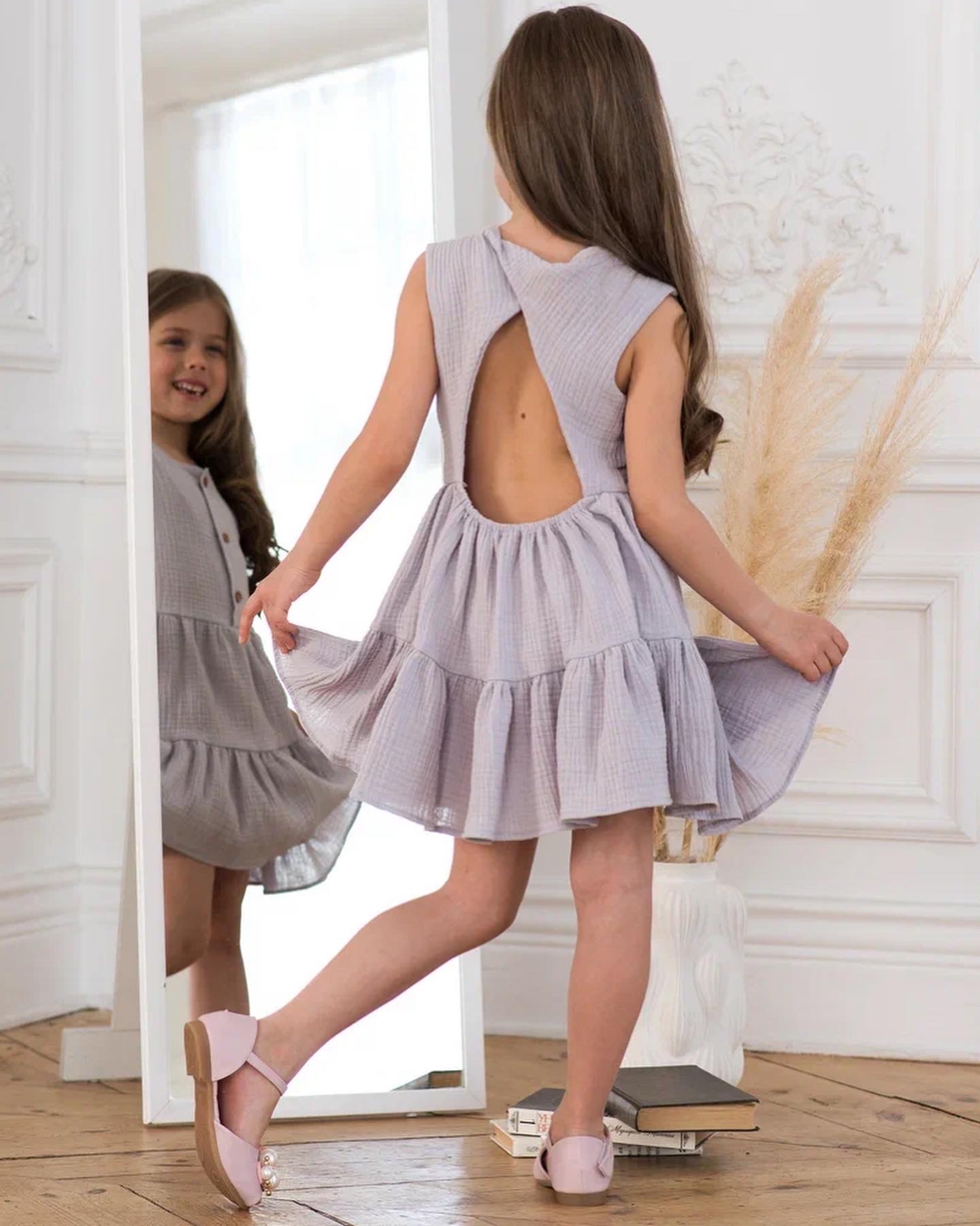 Платье CklonniMillash 4000002серый - фото 2