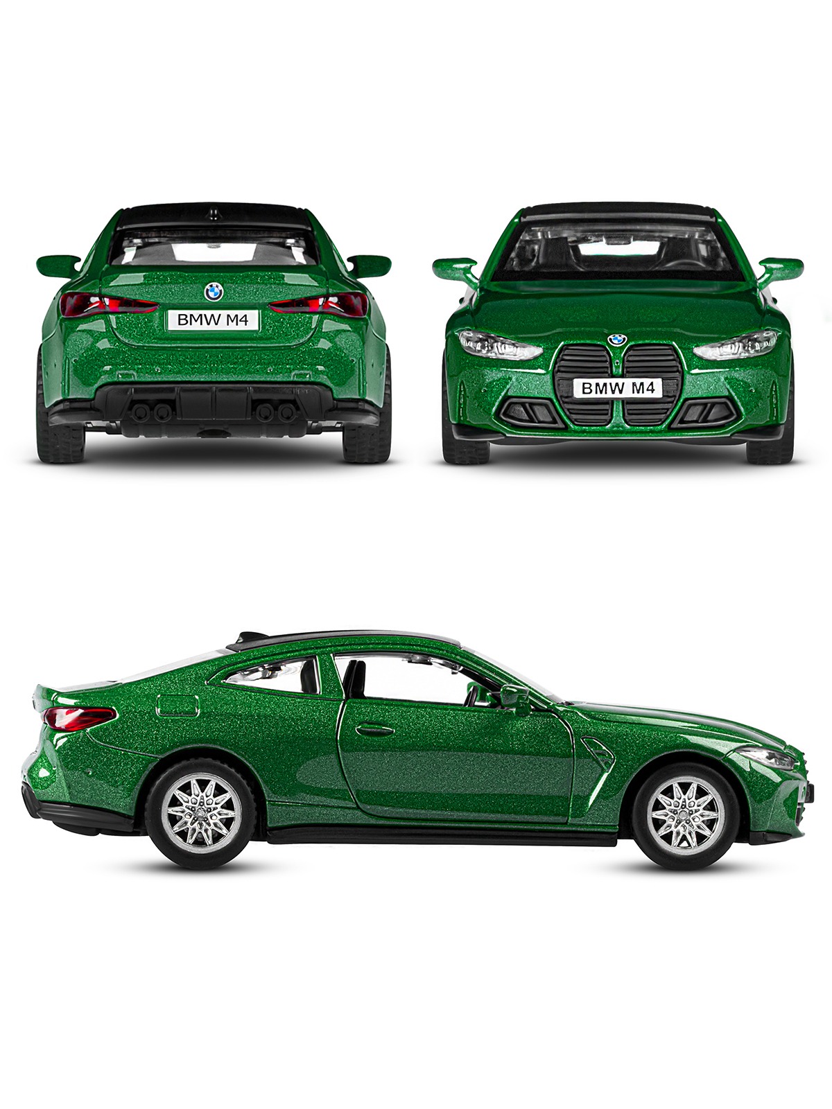 Автомобиль АВТОпанорама BMW M4 (G82) 1:42 JB1251829 - фото 8