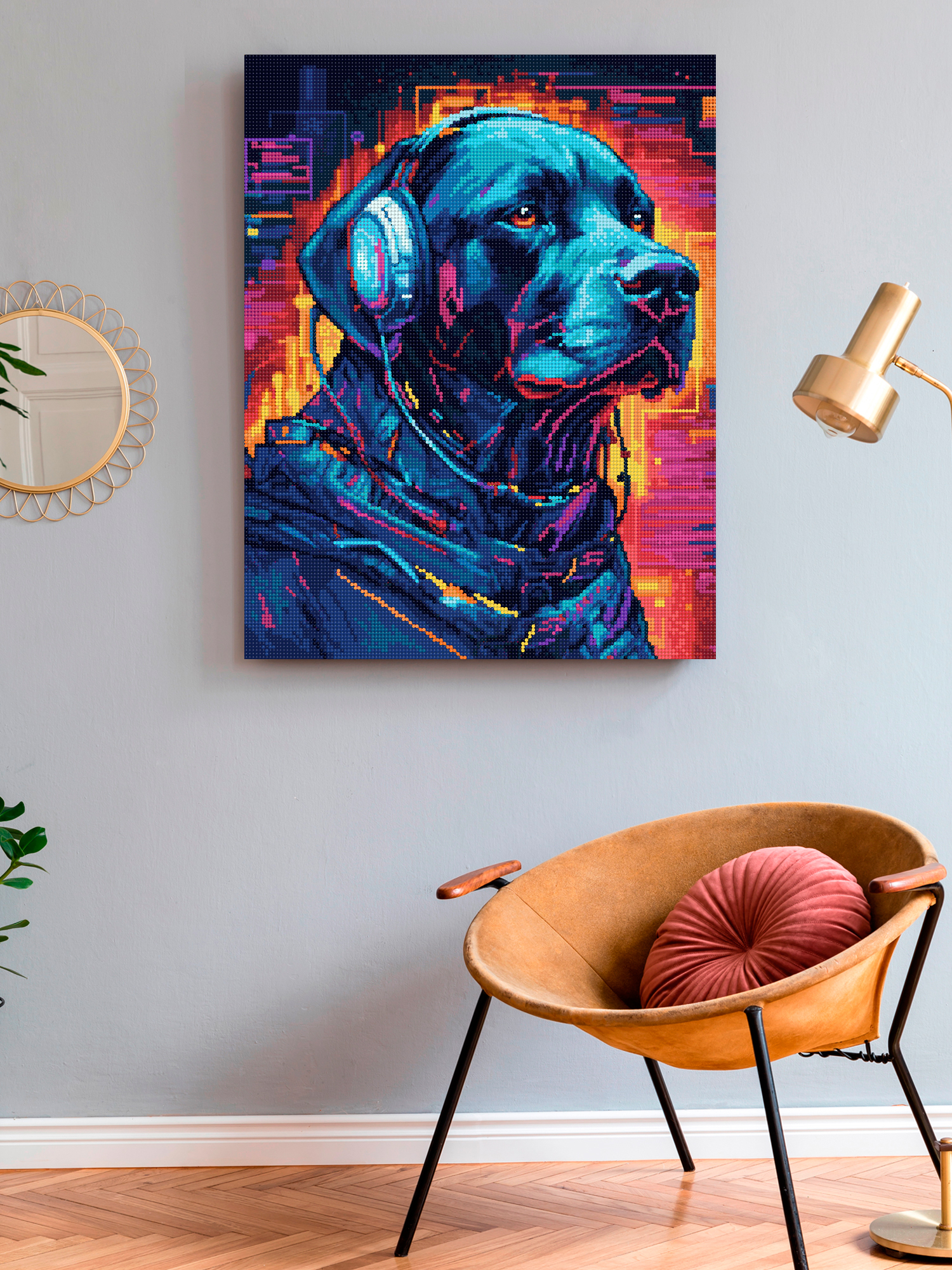 Алмазная мозаика Art on Canvas Техно дог в ассортименте - фото 3