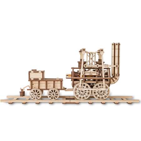 Конструктор Eco Wood Art Локомотив Поезд деревянный