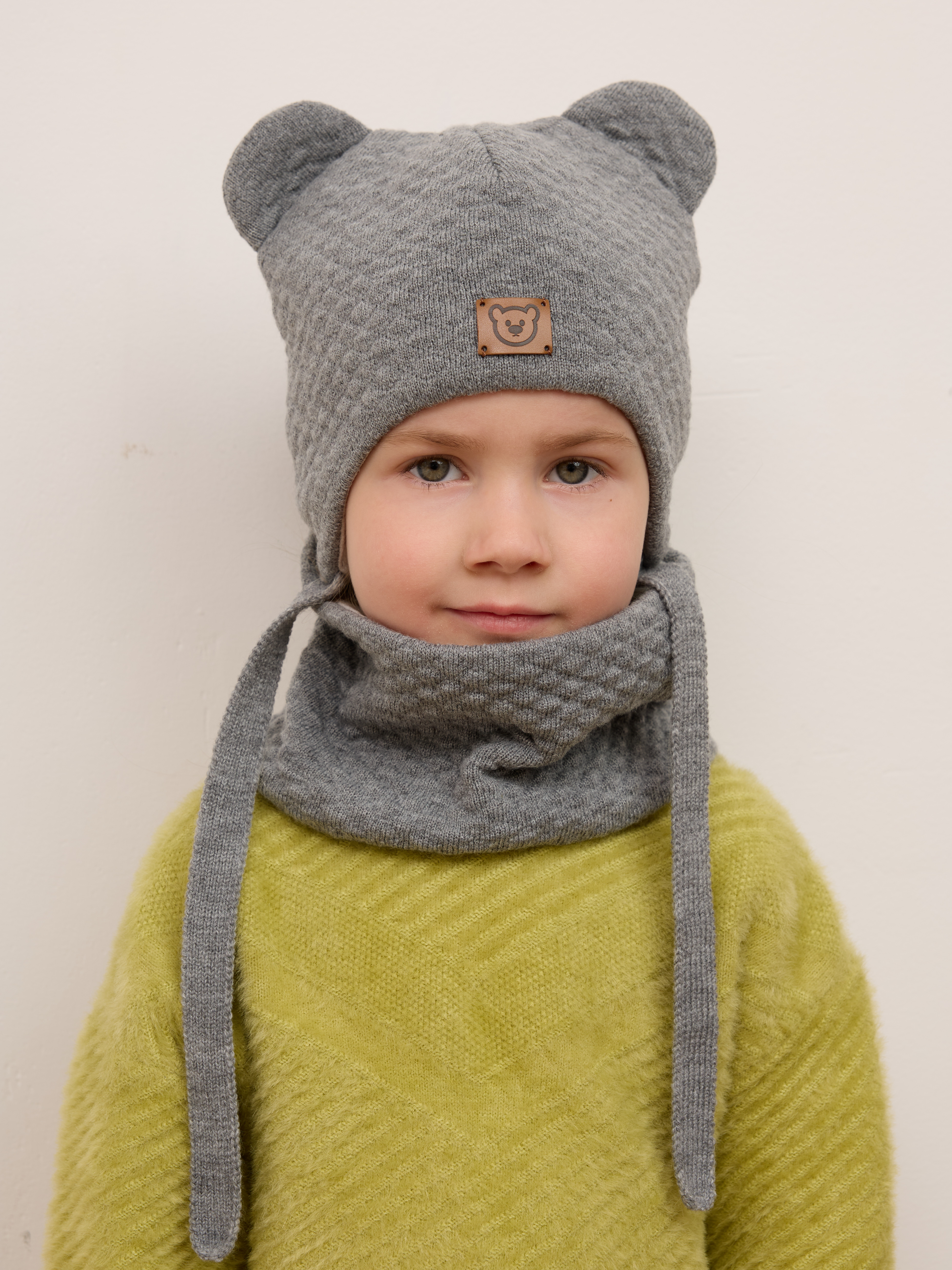 Шапка и снуд Starkoff Kids Д701803 - фото 14