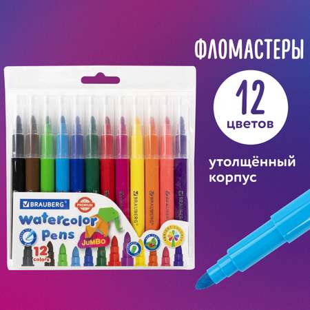 Фломастеры Brauberg 12 цв.