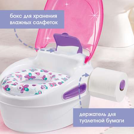 Горшок Summer Infant Step-By-Step 3в1 Розовый