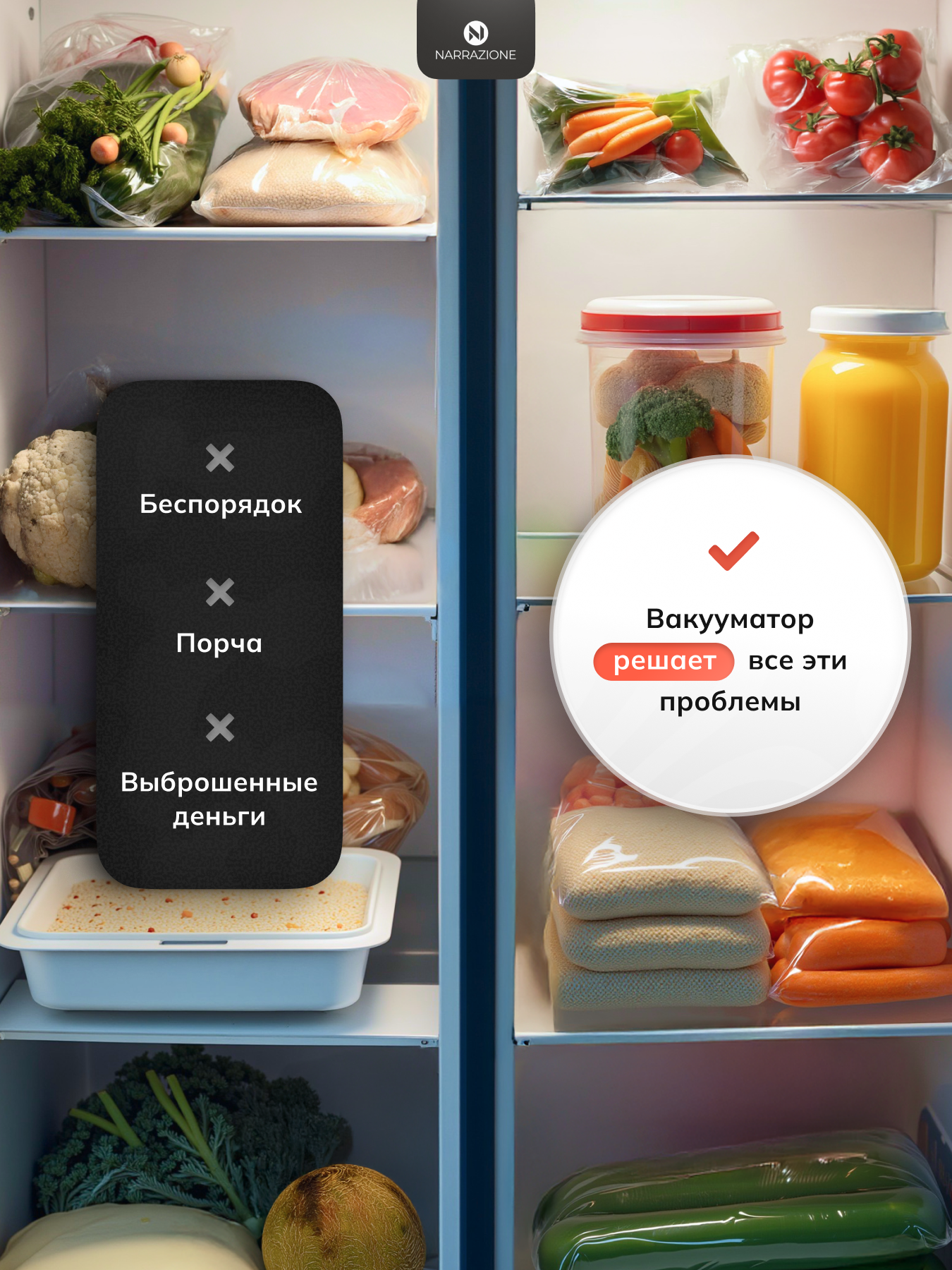 Вакууматор для продуктов 0 eight VS6606X вакуумный упаковщик - фото 6