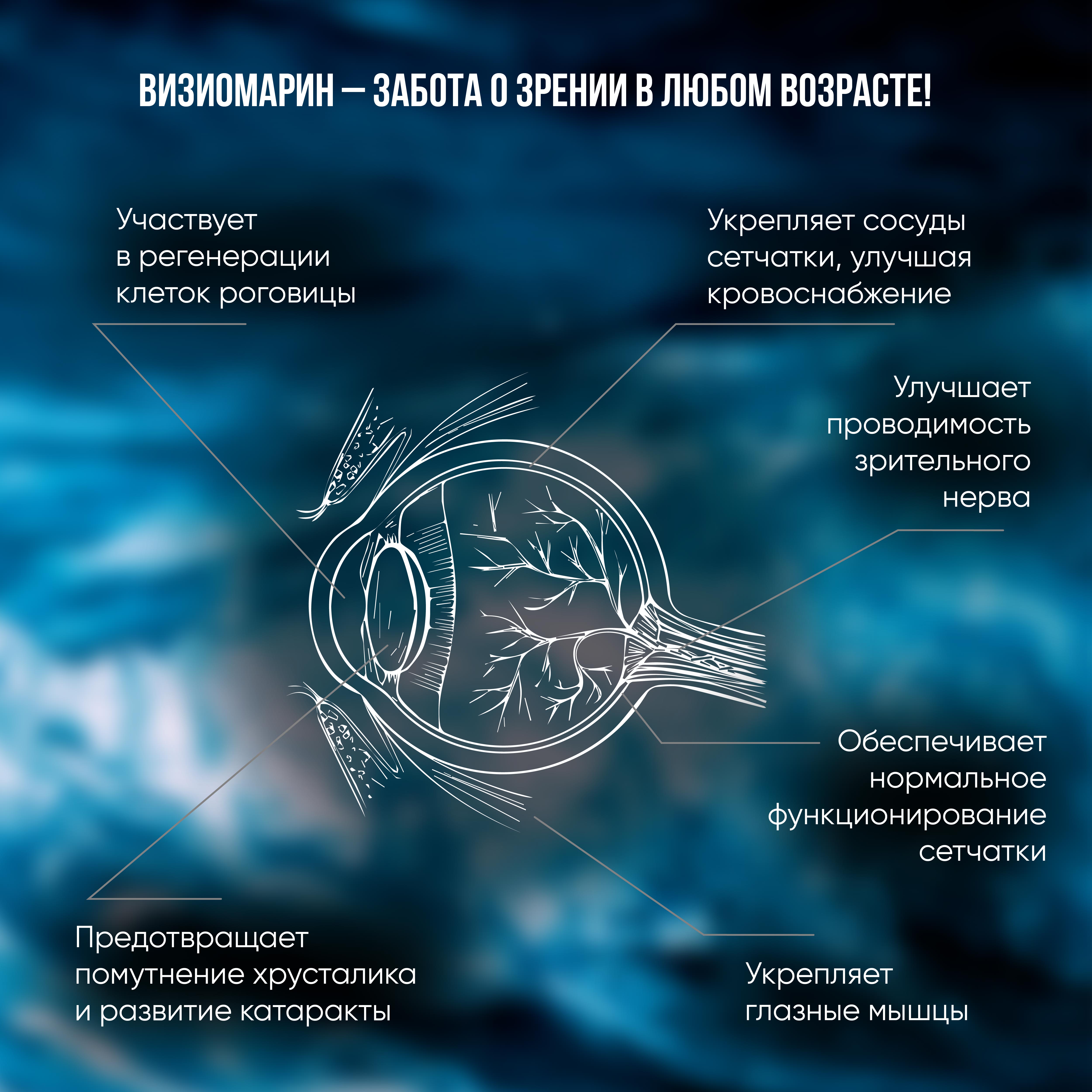 Визиомарин Доктор Море Комплексная поддержка зрения 60 капсул - фото 3
