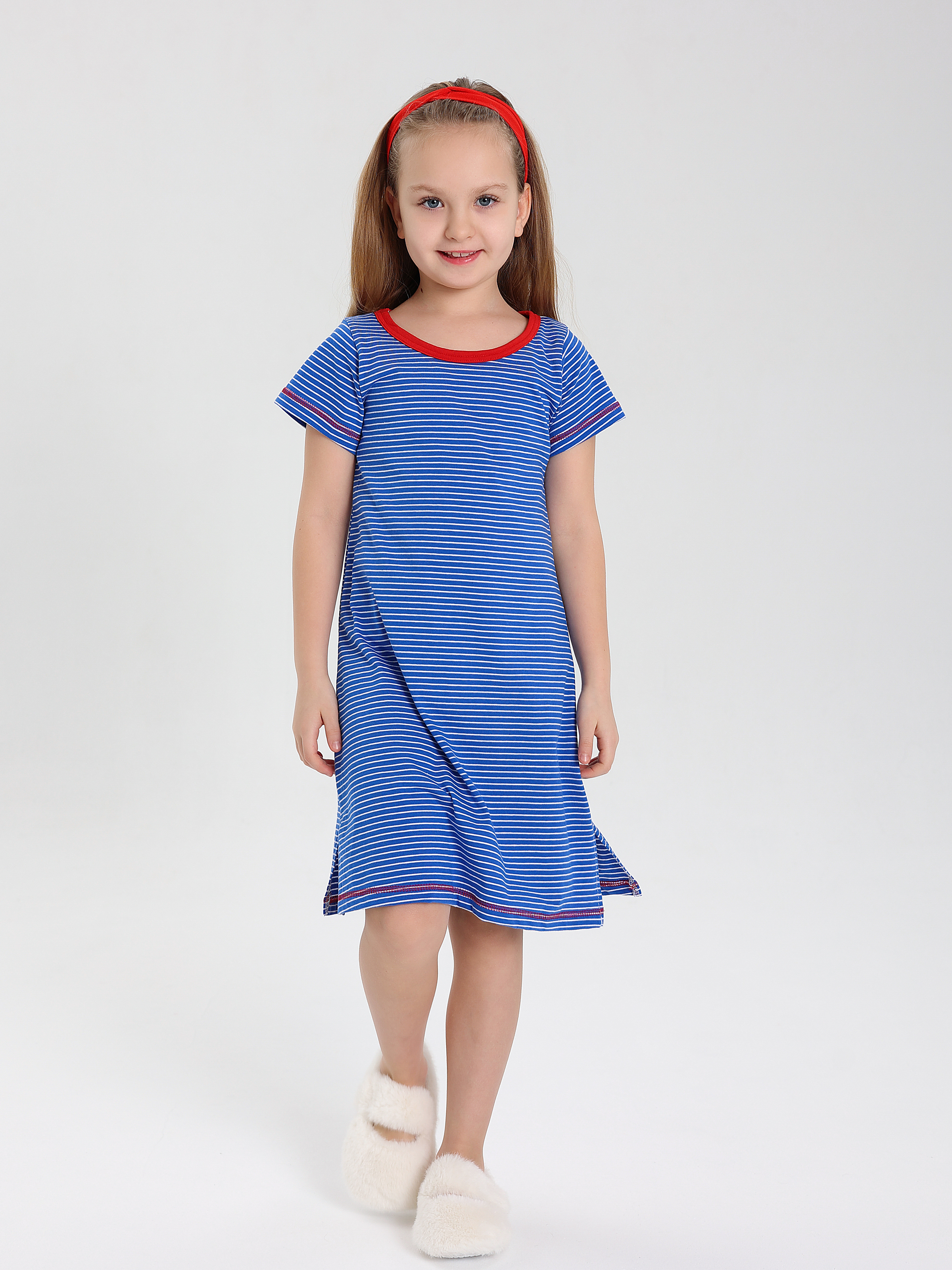 Сорочка ночная RobyKris 30-03-12п/полоска - фото 1