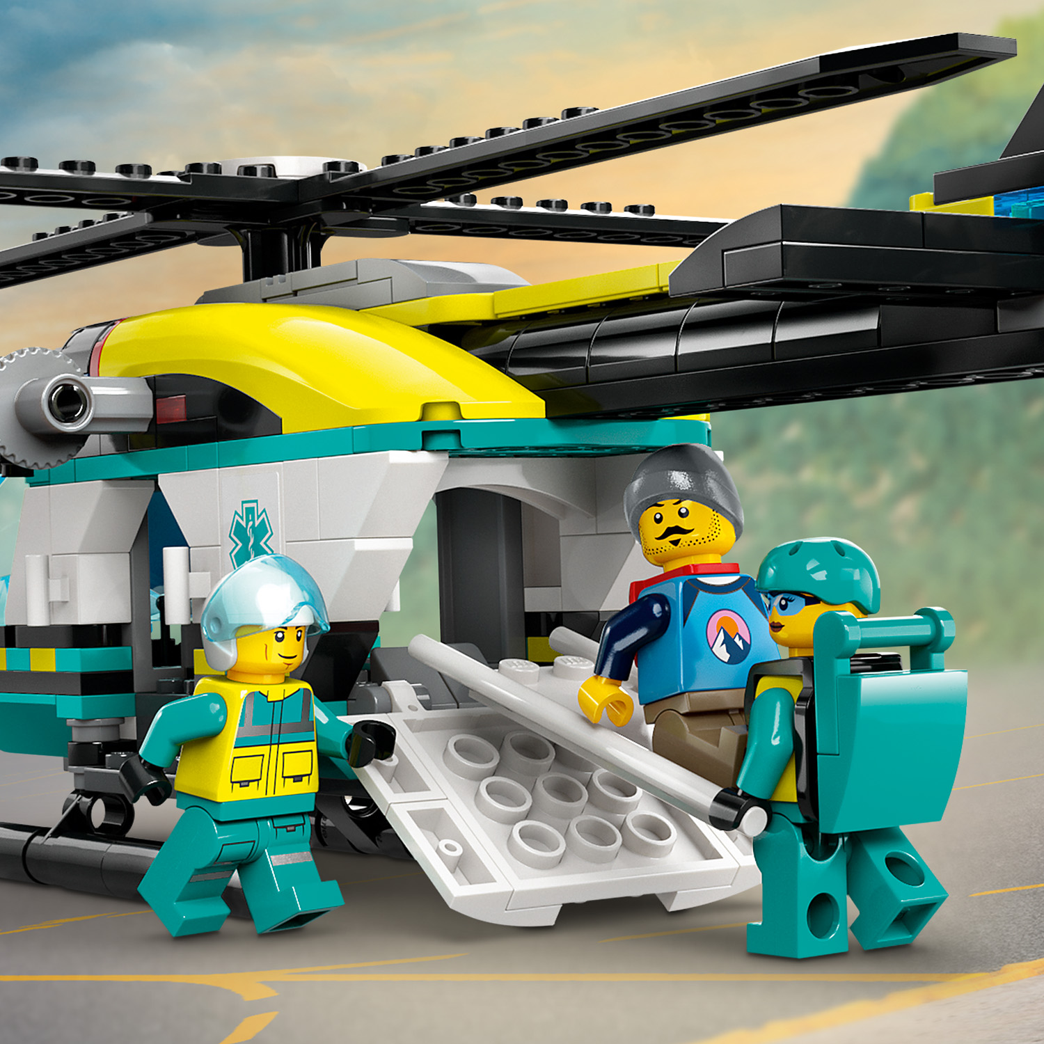 Конструктор LEGO City Аварийно-спасательный вертолет - фото 7