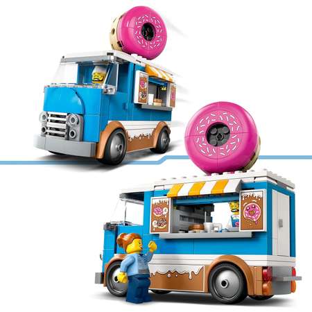 Конструктор LEGO City Грузовик для пончиков блочный