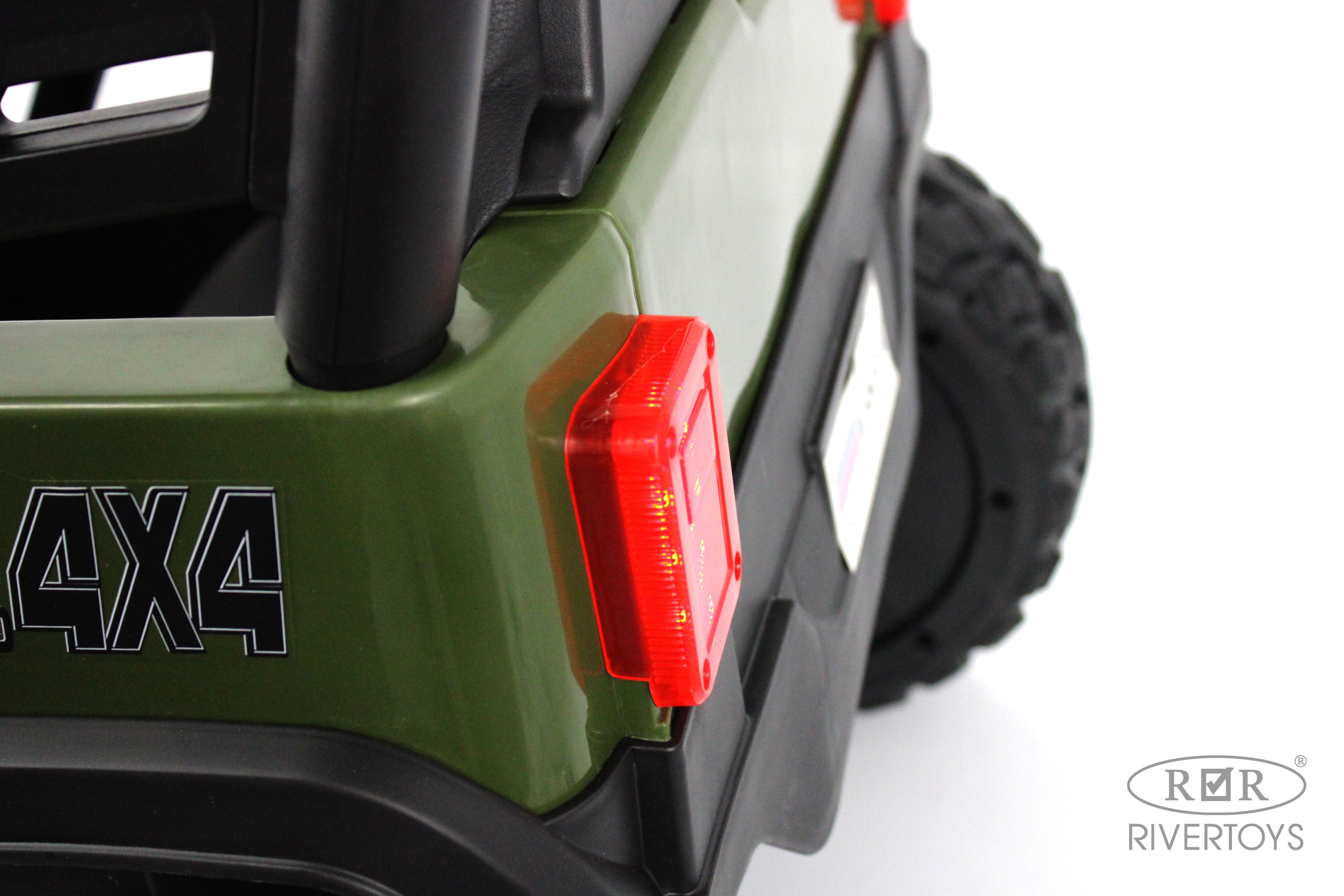 Электромобиль RIVERTOYS М555БХ-NEW-GREEN С пультом ДУ - фото 14