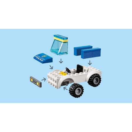 Конструктор LEGO City Police Отряд с собакой блочный