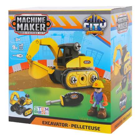 Конструктор Machine Maker Экскаватор сборная игровая модель