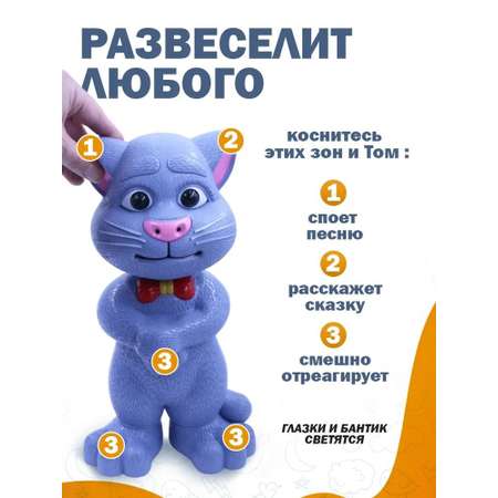 Интерактивная фигурка CASTLELADY Говорящий умный Кот Том