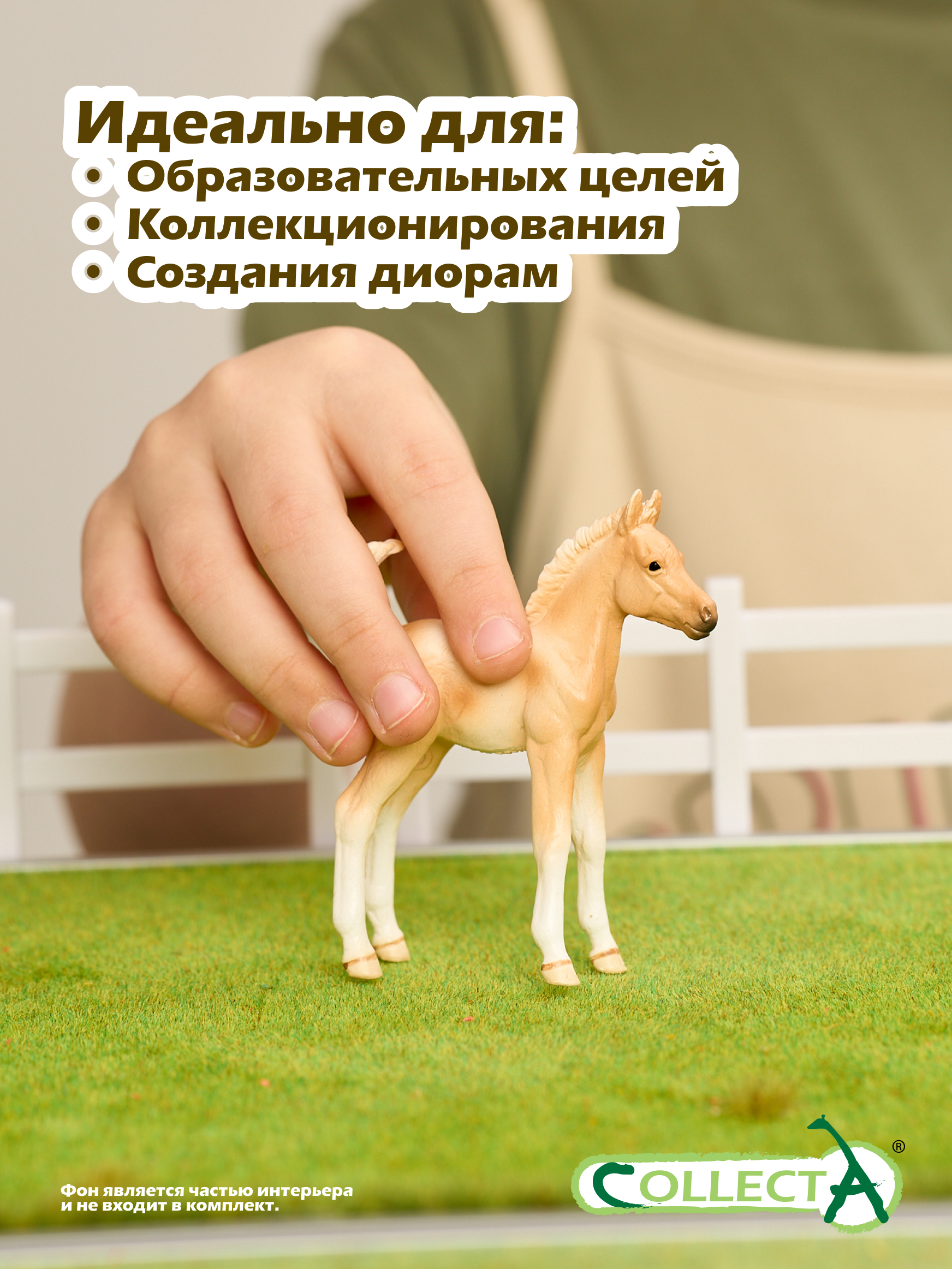 Фигурка Collecta Жеребёнок Пинто Паломино - фото 6