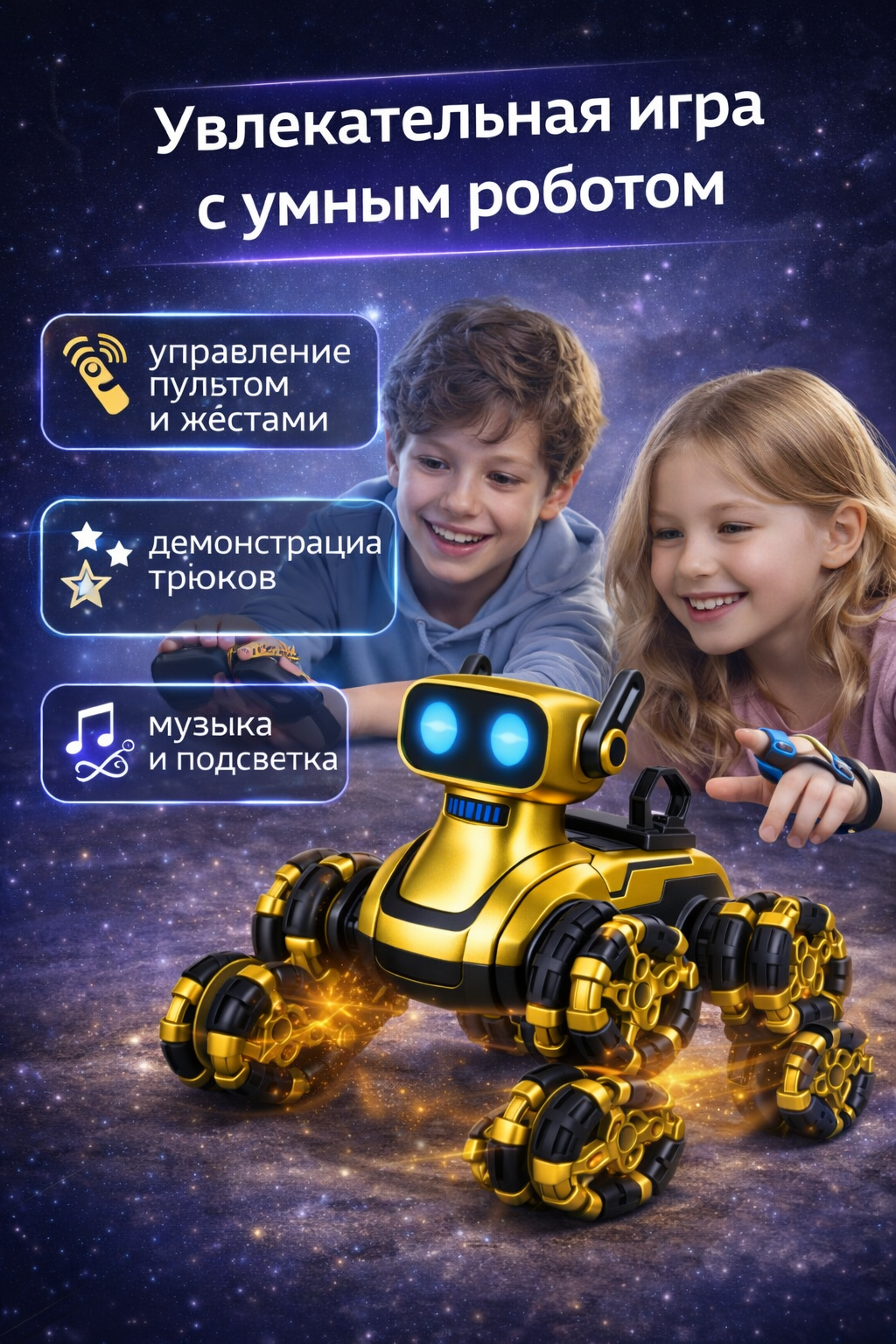 Собака РУ BalaToys Робот Интерактивный - фото 2