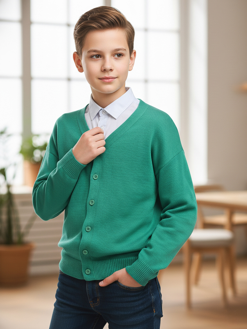 Изображение товара Кардиган для мальчика СИНИЙ МИР модель 122