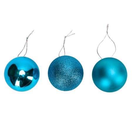 Шары SXMas 24 шт голубые JCB