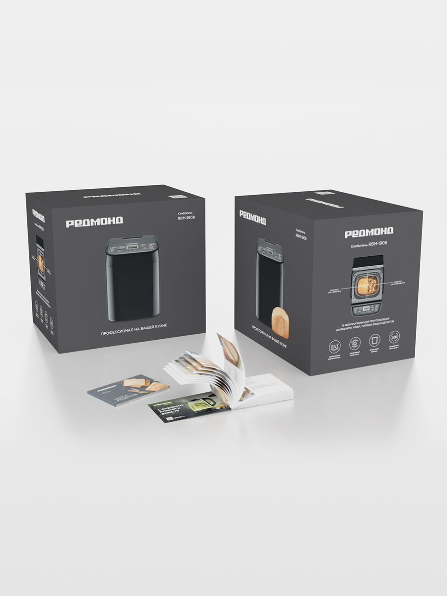Хлебопечь REDMOND RBM-1908 - фото 11