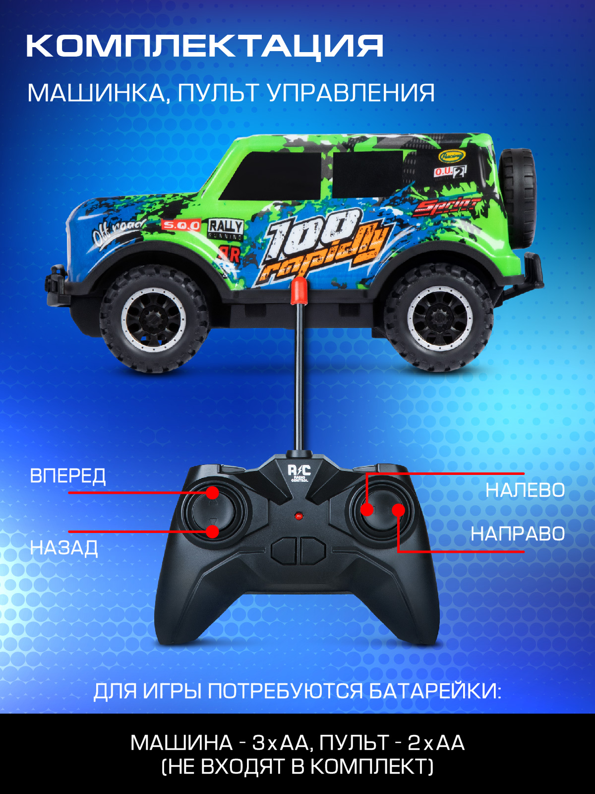 Внедорожник РУ AUTODRIVE 1:24 - фото 3