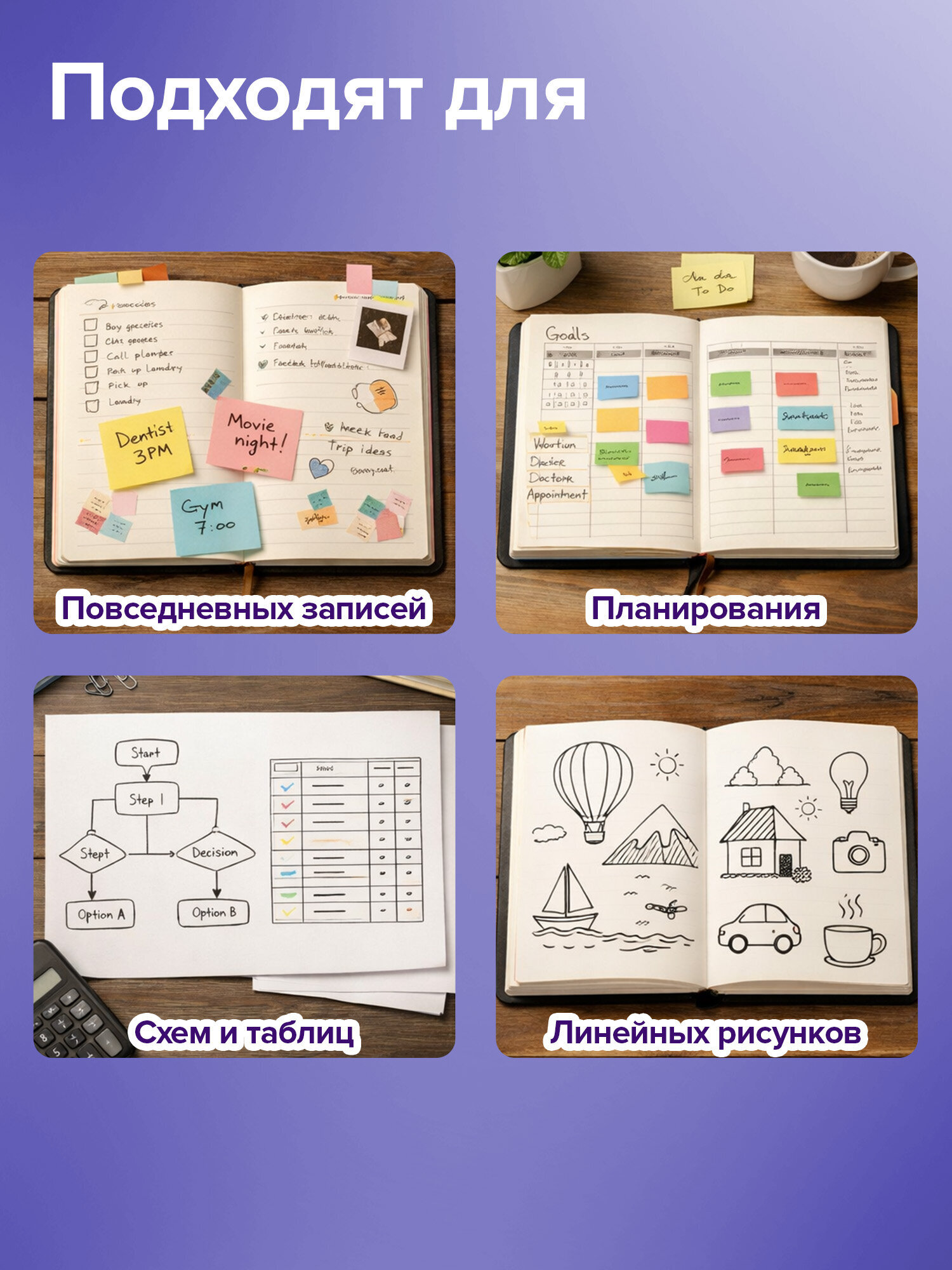 Линер Brauberg 12 шт. - фото 4