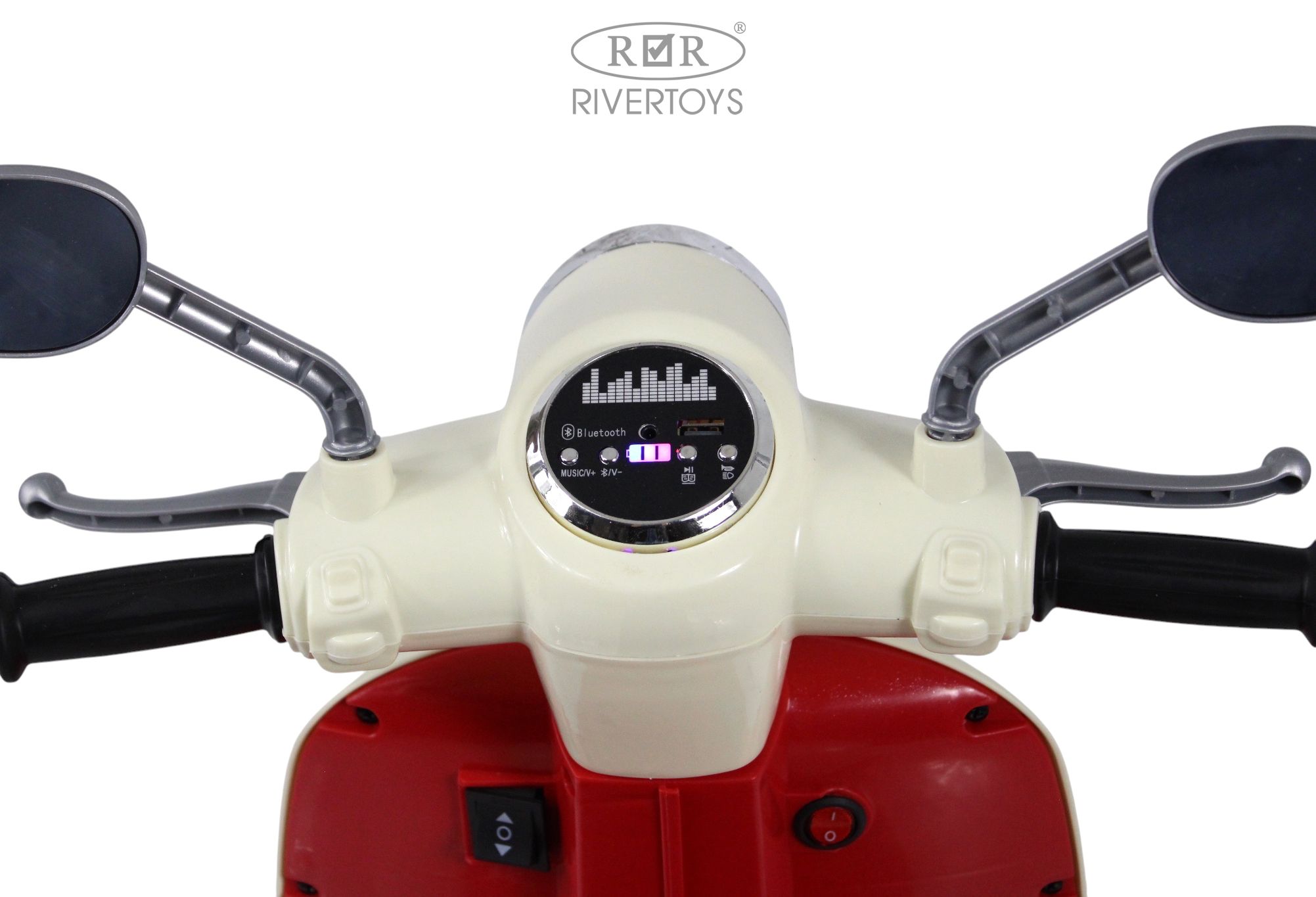 Электромотоцикл RIVERTOYS Z222ZZ-M-RED - фото 17