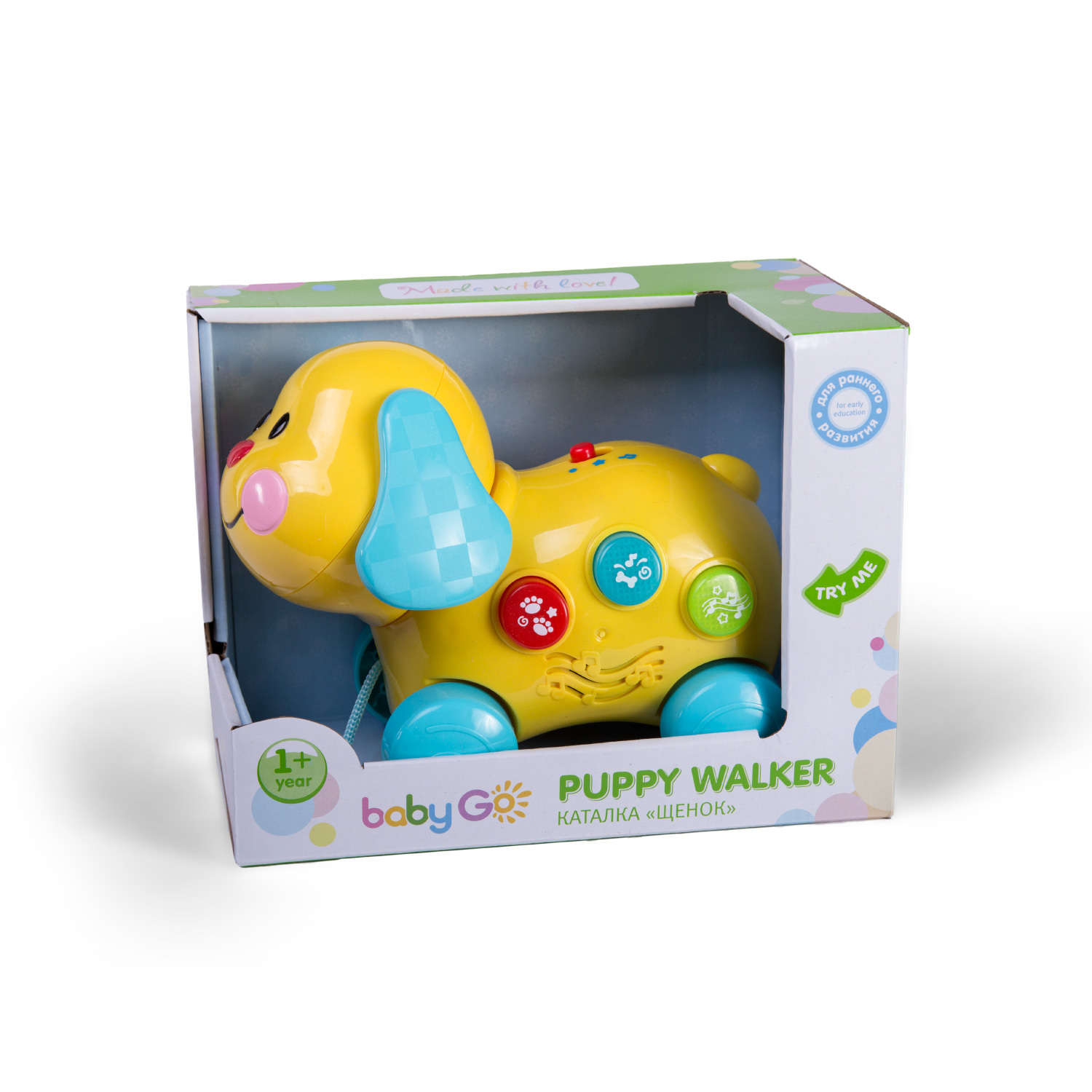 Игрушка BabyGo каталка Щенок - фото 6